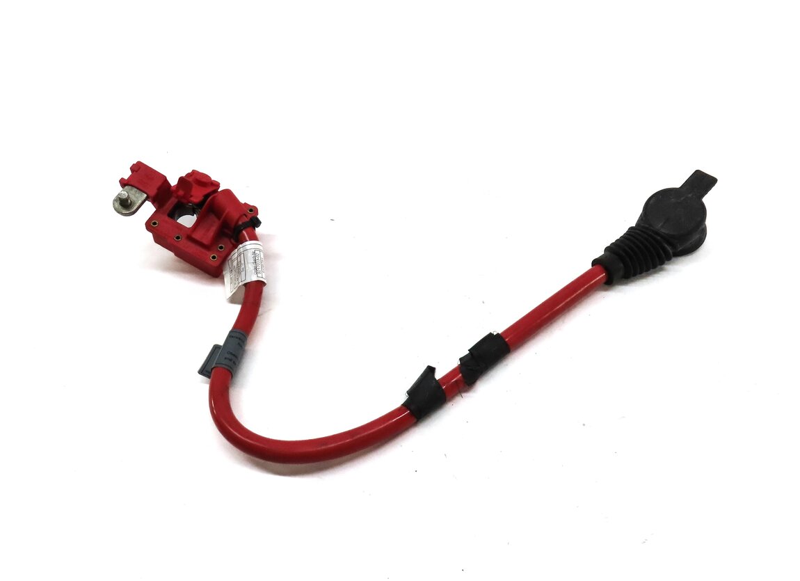 Thumbnail 2: 2013 BMW 750i (F01) POSITIVE BATTERY CABLE w/ SAFETY BLOWOUT FUSE 9217032