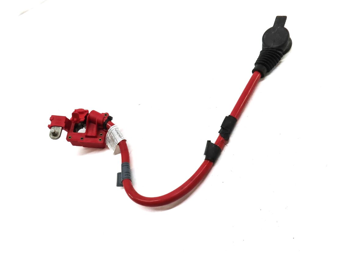 Thumbnail 3: 2013 BMW 750i (F01) POSITIVE BATTERY CABLE w/ SAFETY BLOWOUT FUSE 9217032