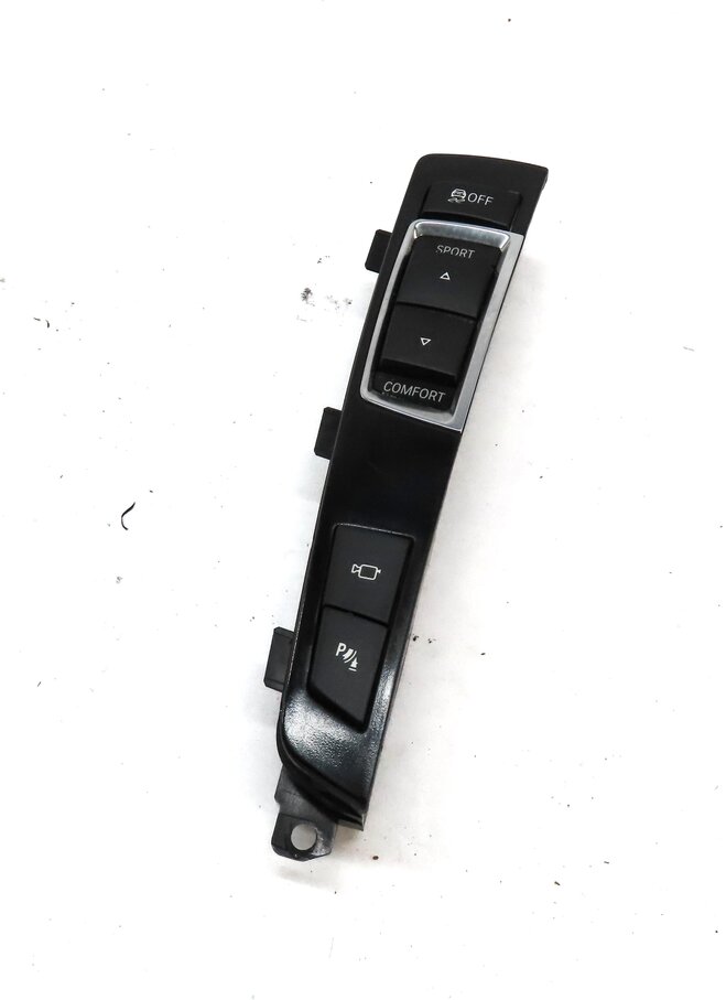 2013 BMW 750i (F01) CONSOLE PDC COMFORT CAMERA TRACTION CONTROL SWITCH BUTTON