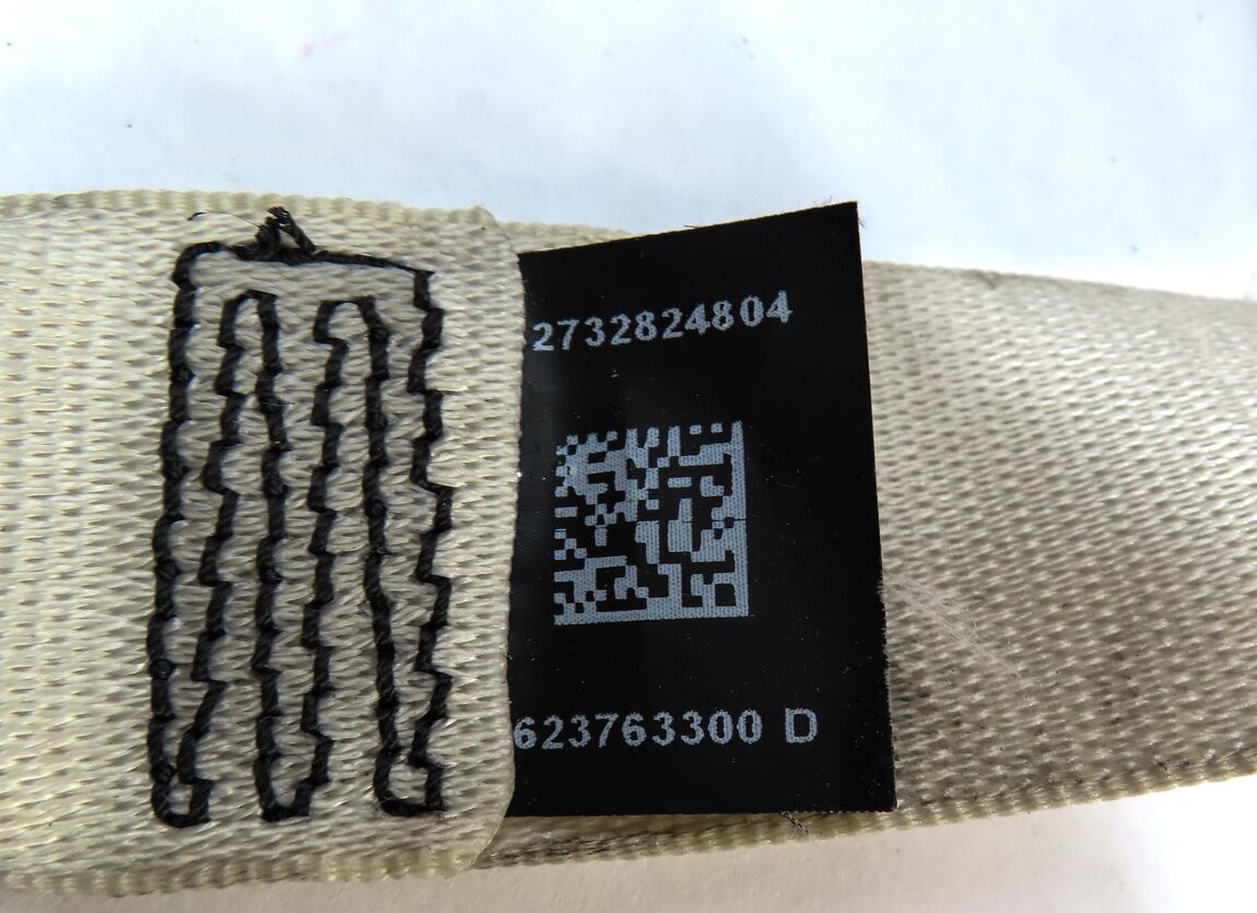 Thumbnail 6: 13-15 BMW 740i 750i 760i (F01 F02 F04) RIGHT FRONT SEATBELT RETRACTOR (BEIGE)