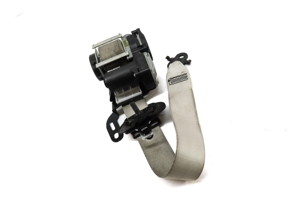 Thumbnail 3: 13-15 BMW 740i 750i 760i (F01 F02 F04) LEFT DRIVER SEATBELT RETRACTOR (BEIGE)