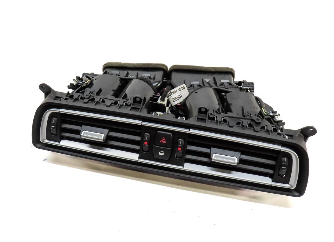 2013 BMW 750i (F01) FRONT CENTER DASH DASHBOARD HVAC A/C HEATER AIR VENT HAZARD
