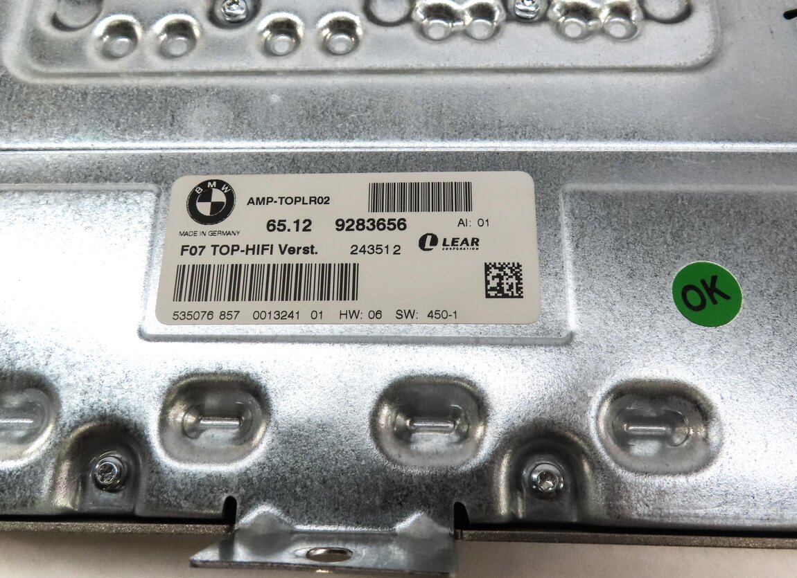 Thumbnail 5: 10-15 BMW 535iGT 740i 750i X3 (F01 F02 F04 F07 F25) DSP HiFi AUDIO AMP AMPLIFIER