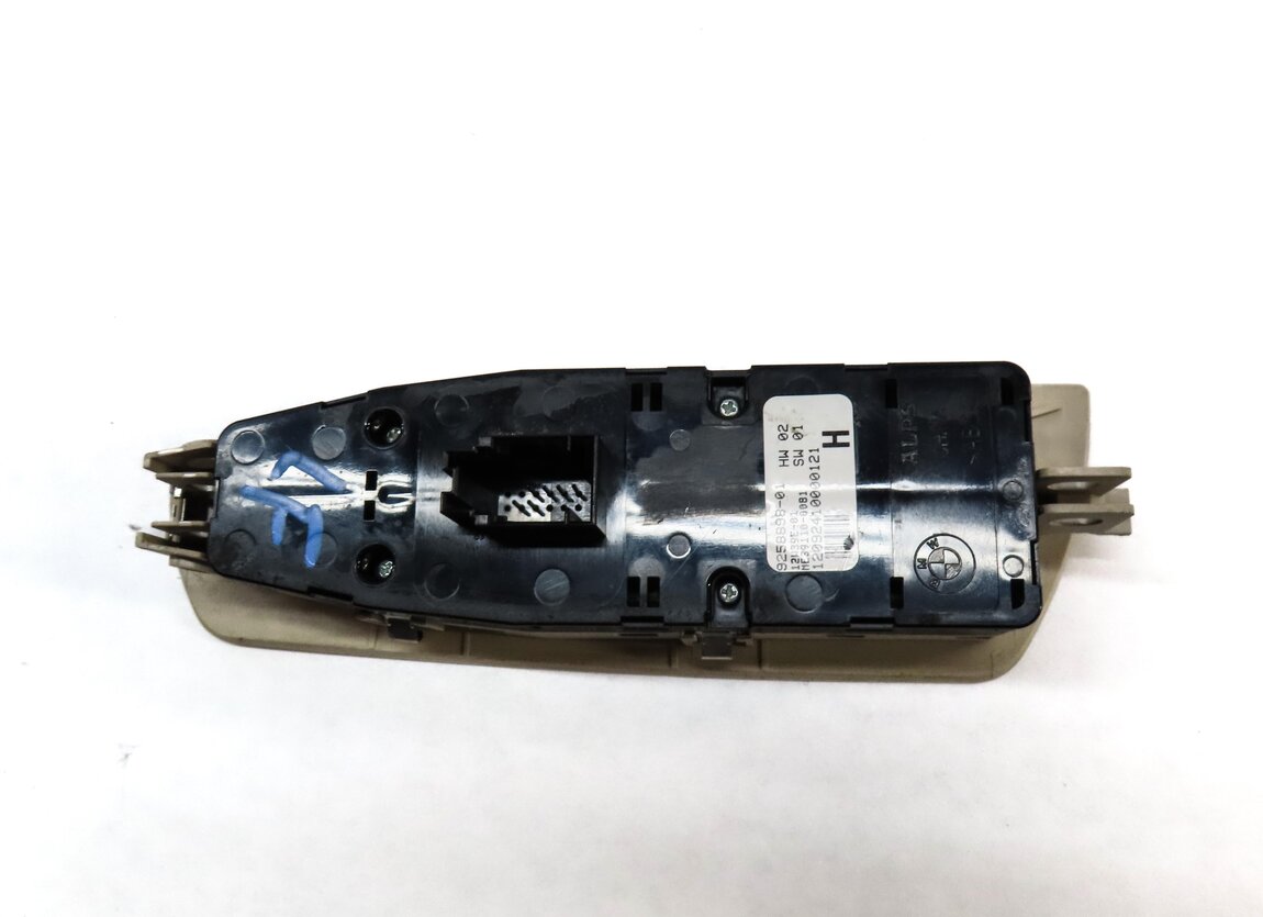 Thumbnail 6: 09-15 BMW 740i 750i 760i B7 (F01) DRIVER WINDOW SWITCH w/ SHADE & P-FOLD (BEIGE)