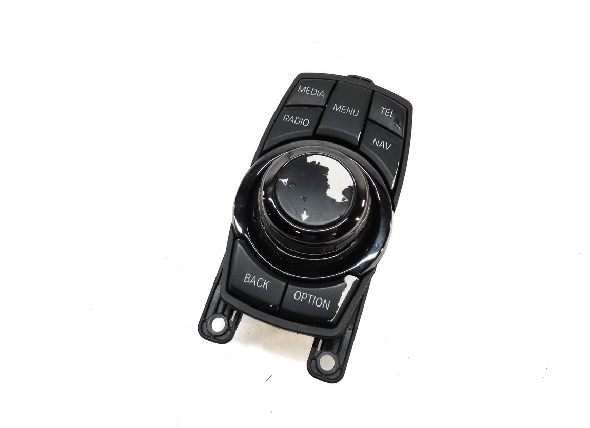 2013 BMW 750i (F01) RADIO NAVIGATION iDRIVE CONTROL KNOB BUTTONS (CERAMIC 4 PIN)