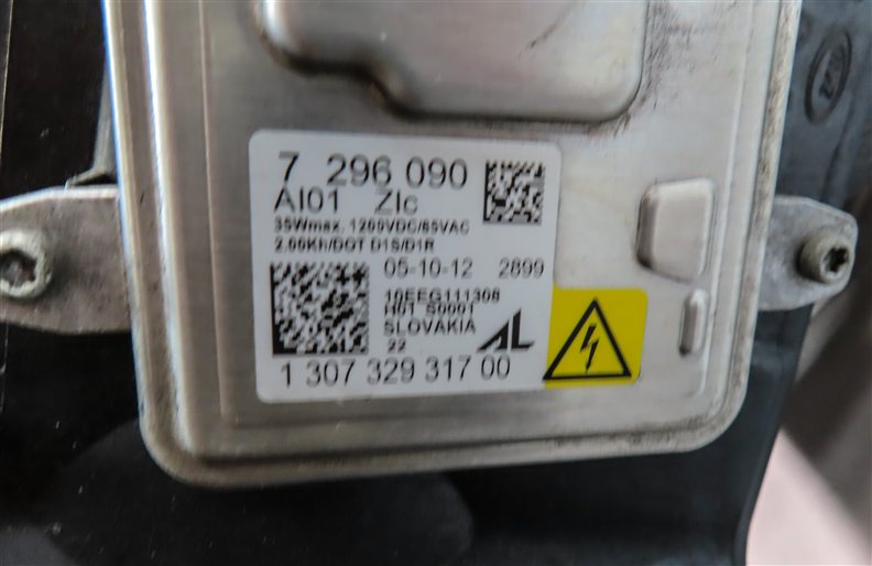 Thumbnail 14: 13-15 BMW 7 SERIES F01 F04 FRONT RIGHT PASSENGER ADAPTIVE XENON HEADLIGHT LAMP