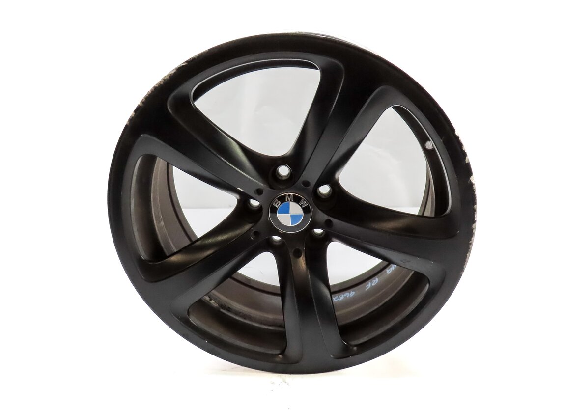Thumbnail 2: 2006-2010 BMW 650i (E63 E64) 19x8.ALUMINUM 5 SPOKE WHEEL RIM (PAINTED BLACK)