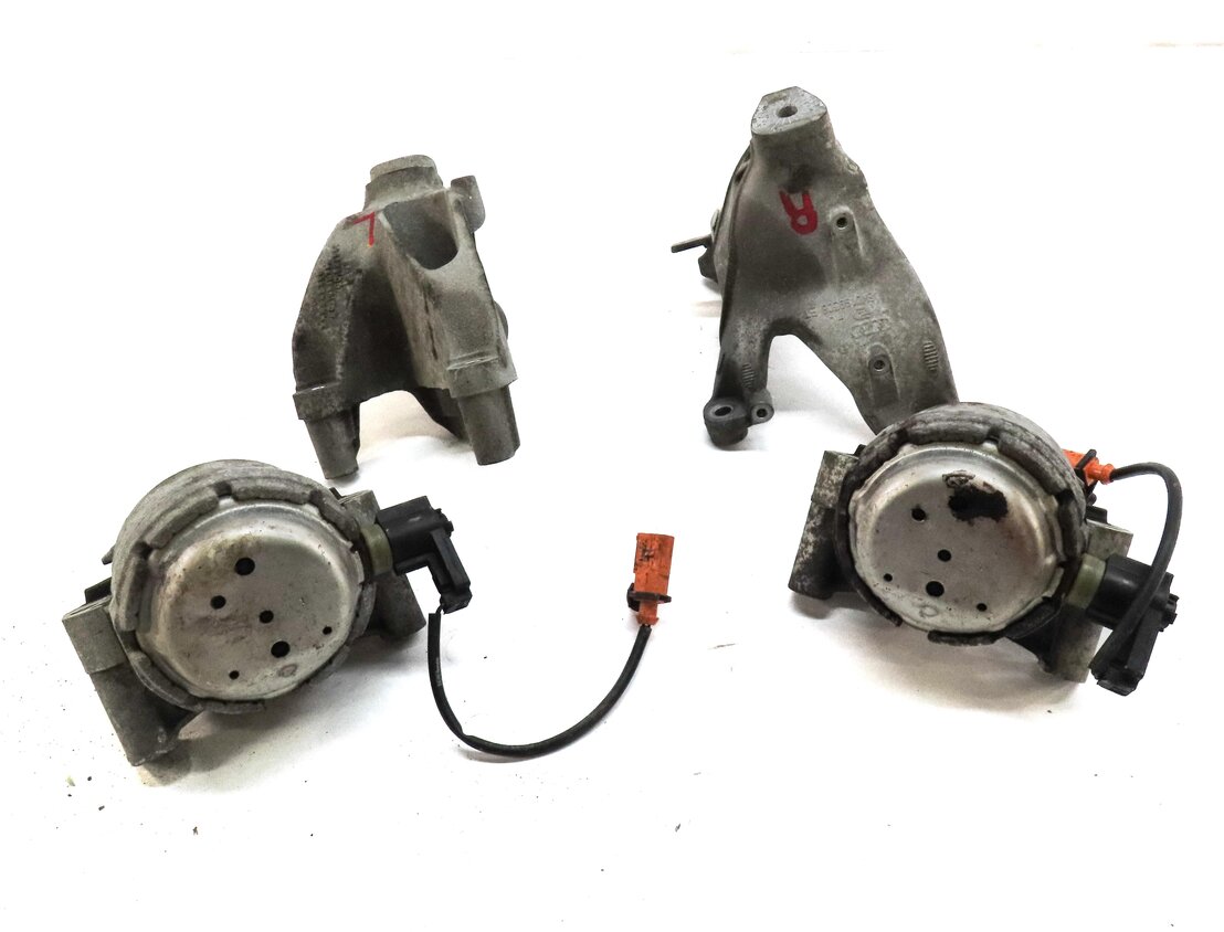 Thumbnail 2: 2014 AUDI A6 (C7) 2.0L TURBO CAED LEFT & RIGHT ENGINE MOUNT & BRACKET SET 4