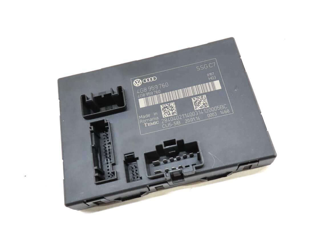 Thumbnail 3: 2014 AUDI A6 (C7) FRONT LEFT DRIVER SEAT CONTROL MODULE 4G8959760