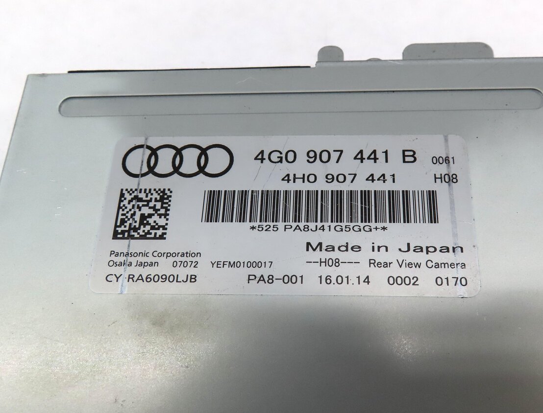 Thumbnail 4: 2014 AUDI A6 (C7) REARVIEW REAR VIEW CAMERA CONTROL MODULE 4G0907441B