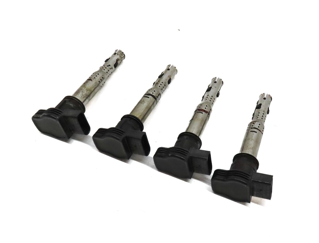 Thumbnail 1: 07-17 AUDI A3 A4 S4 A5 S5 A6 Q3 Q5 R8 TT 8P 8K 8T 8R C7 2.0T IGNITION COIL SET 4
