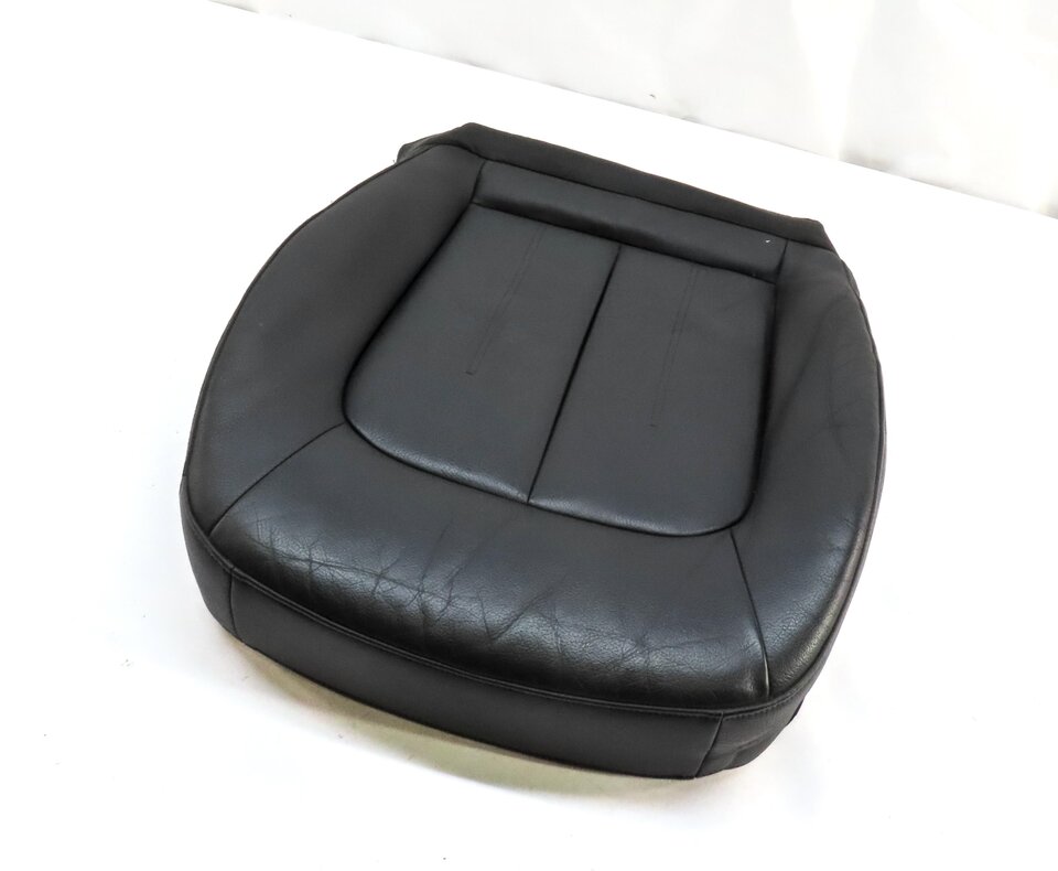 2014 AUDI A6 C7 FRONT LEFT DRIVER LOWER HEATED STANDARD SEAT CUSHION (BLACK FZ)