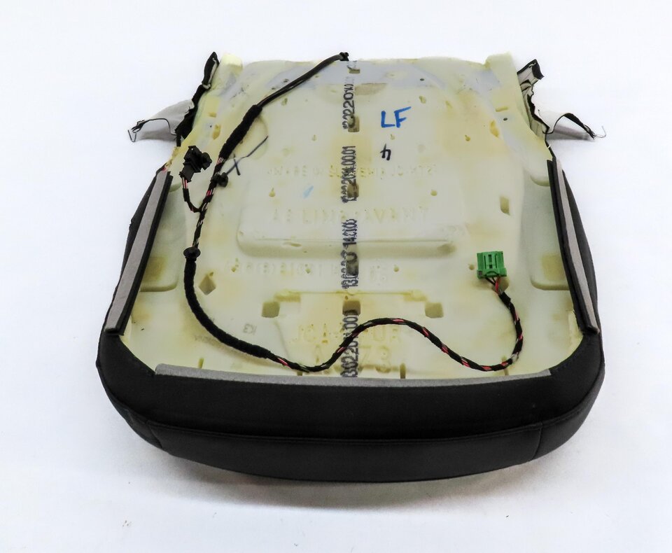 Thumbnail 6: 2014 AUDI A6 C7 FRONT LEFT DRIVER LOWER HEATED STANDARD SEAT CUSHION (BLACK FZ)