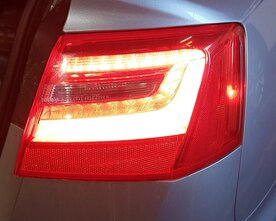 Thumbnail 2: 2012-2015 AUDI A6 S6 (C7) RIGHT PASSENGER OUTER TAILLIGHT BRAKE LIGHT LAMP (LED)