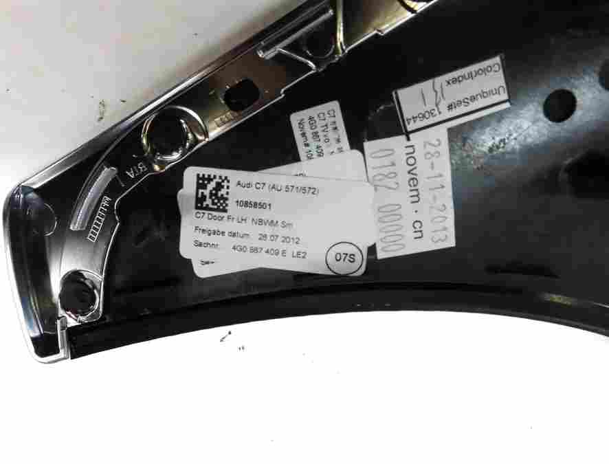 Thumbnail 15: 2014 AUDI A6 (C7) FRONT REAR LEFT RIGHT DOOR CONSOLE DASH BURR WALNUT TRIM SET 8