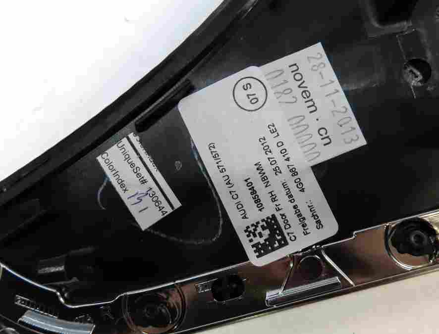 Thumbnail 8: 2014 AUDI A6 (C7) FRONT REAR LEFT RIGHT DOOR CONSOLE DASH BURR WALNUT TRIM SET 8