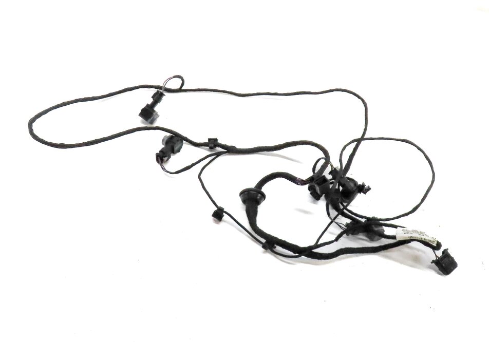 2014 AUDI A6 (C7) REAR PARK ASSIST PDC SENSOR SET4 (GRAY) w/ WIRE WIRING HARNESS