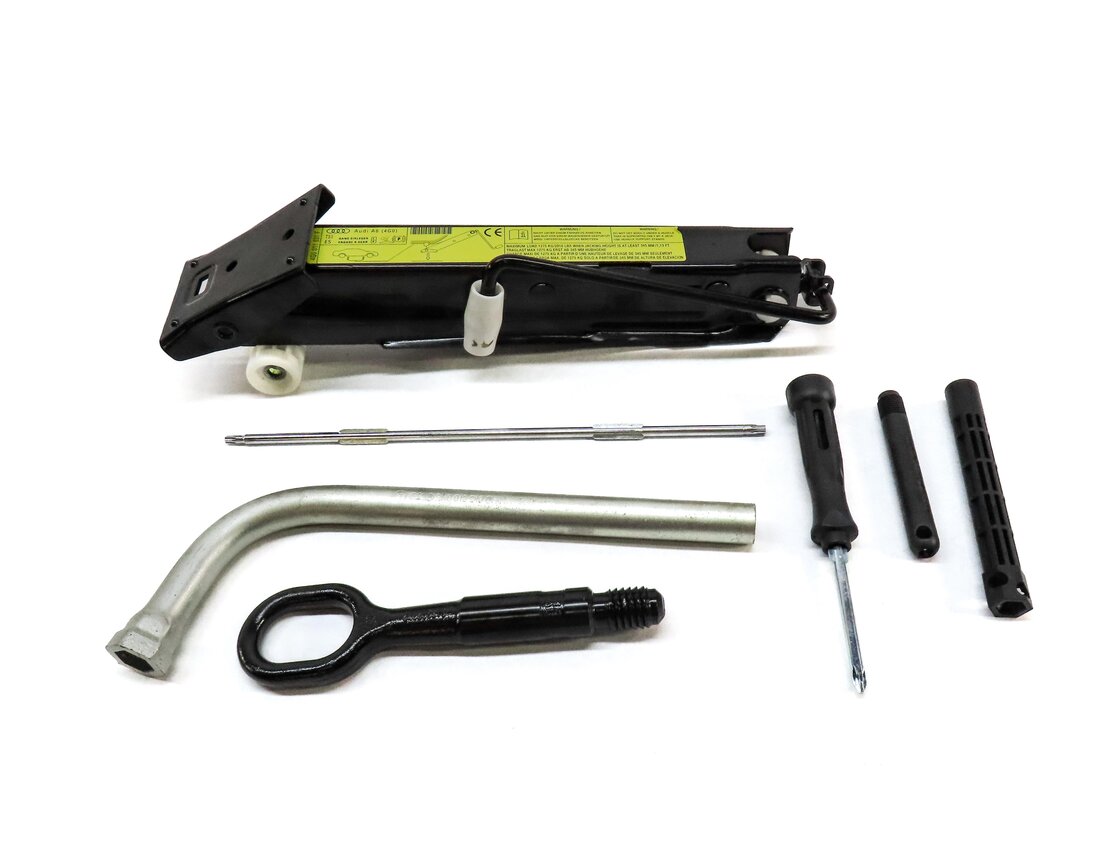 Thumbnail 2: 2012-2018 AUDI A6 S6 A7 S7 RS7 (C7) SPARE TIRE WHEEL SCISSOR JACK w/ TOOL KIT