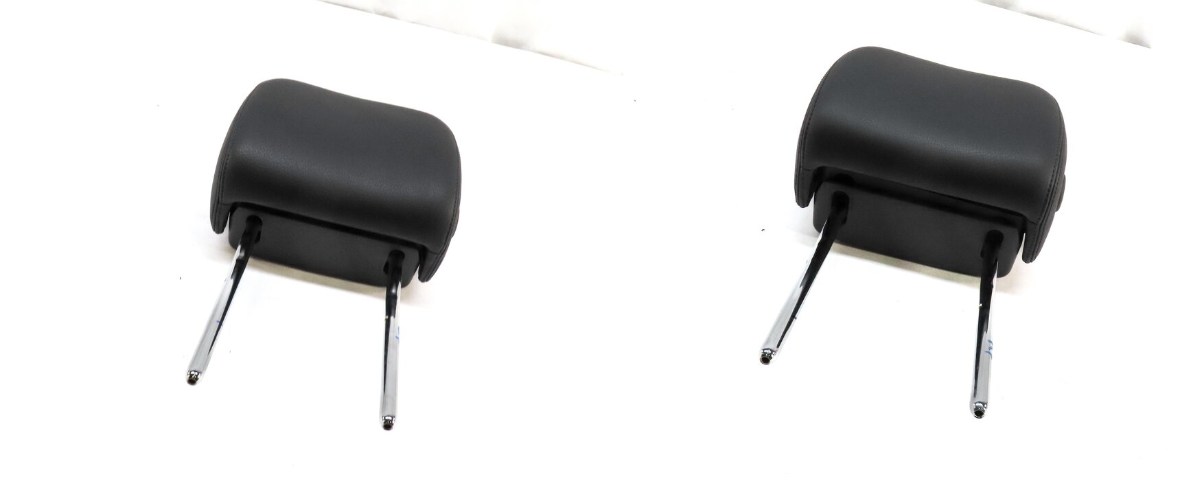 Thumbnail 1: 2014 AUDI A6 C7 FRONT LEFT DRIVER & RIGHT PASSENGER SEAT HEADREST SET (BLACK FZ)