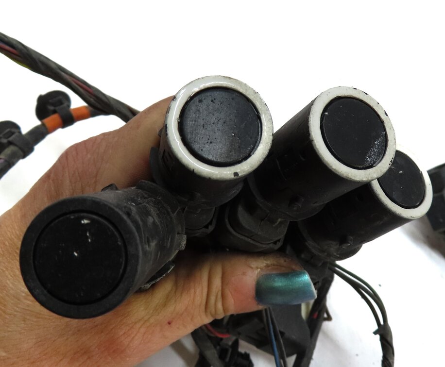 Thumbnail 5: 2008 RANGE ROVER SPORT L320 FRONT PARK ASSIST PDC SENSOR SET4 (WHITE) & HARNESS