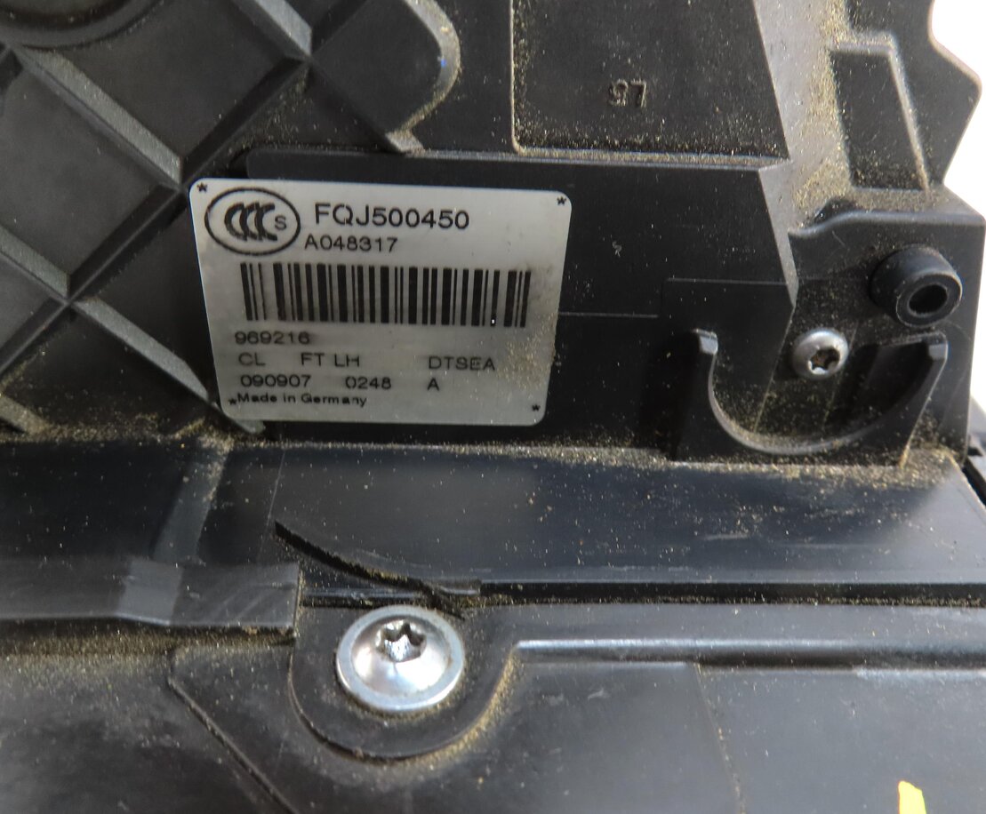 Thumbnail 7: 07-19 LR2 LR3 LR4 EVOQUE RANGE ROVER SPORT - LEFT FRONT DRIVER DOOR LOCK LATCH