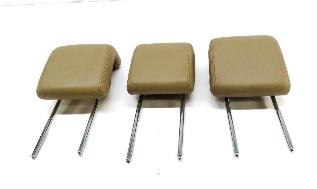 Thumbnail 2: 07-08 RANGE ROVER SPORT L320 REAR LEFT RIGHT CENTER HEADREST SET3 (ALPACA BEIGE)