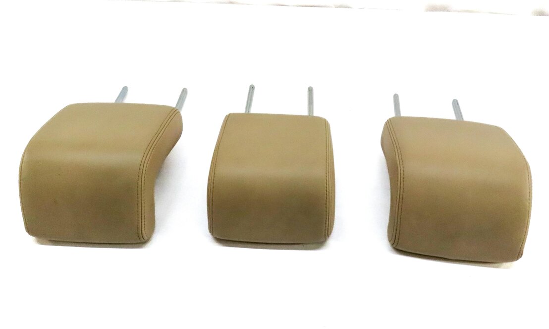 Thumbnail 4: 07-08 RANGE ROVER SPORT L320 REAR LEFT RIGHT CENTER HEADREST SET3 (ALPACA BEIGE)