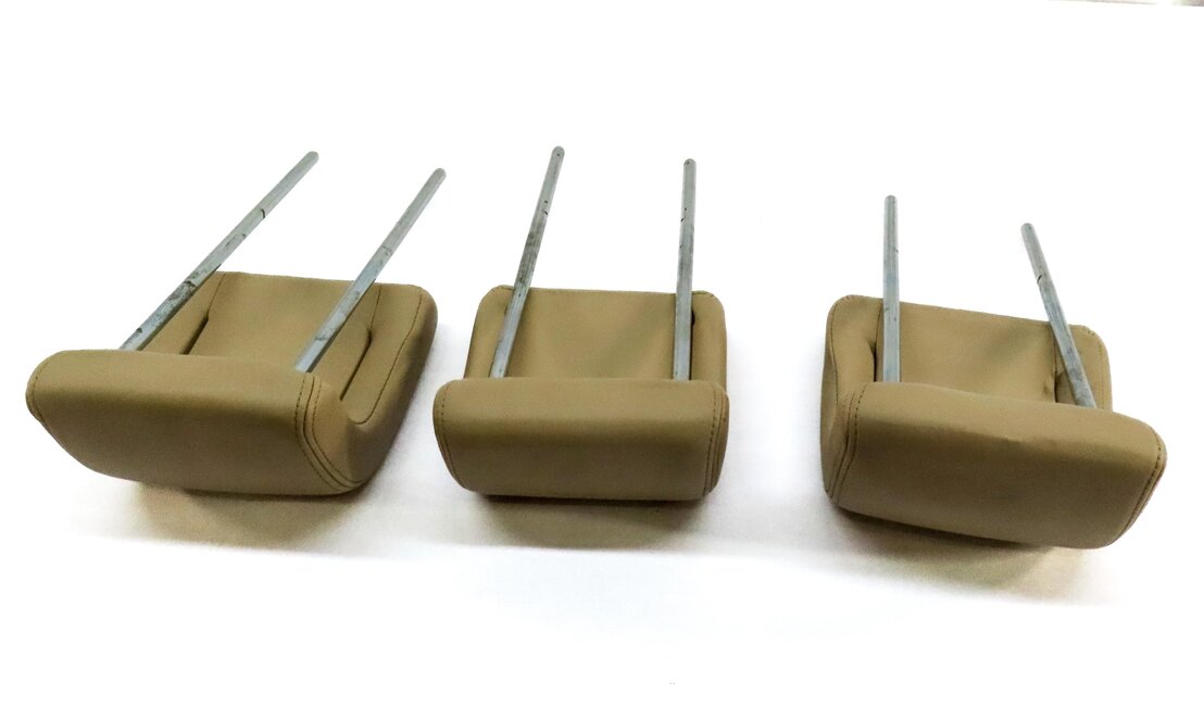 Thumbnail 5: 07-08 RANGE ROVER SPORT L320 REAR LEFT RIGHT CENTER HEADREST SET3 (ALPACA BEIGE)