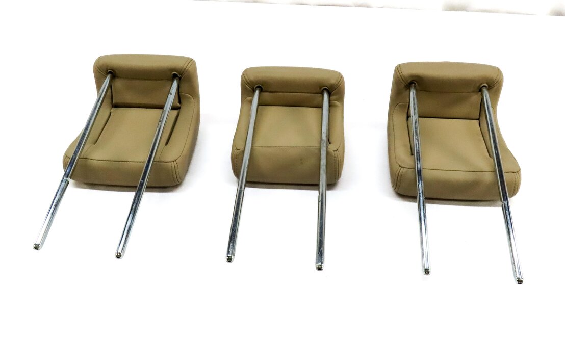 Thumbnail 6: 07-08 RANGE ROVER SPORT L320 REAR LEFT RIGHT CENTER HEADREST SET3 (ALPACA BEIGE)
