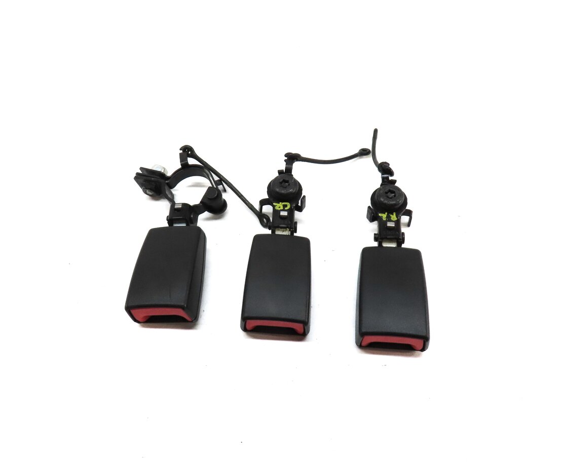 Thumbnail 2: 2008 RANGE ROVER SPORT L320 REAR LEFT CENTER RIGHT SEATBELT BUCKLE RECEIVER SET3