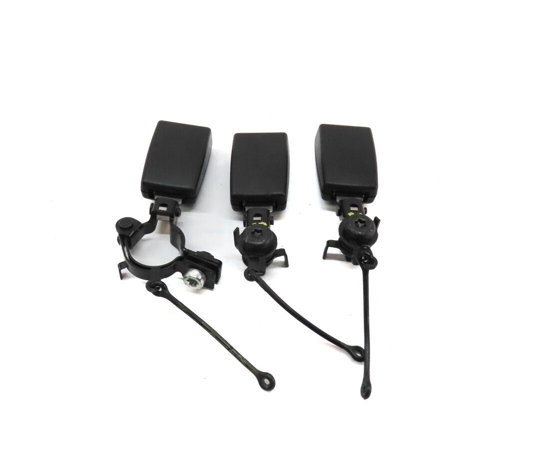 Thumbnail 4: 2008 RANGE ROVER SPORT L320 REAR LEFT CENTER RIGHT SEATBELT BUCKLE RECEIVER SET3