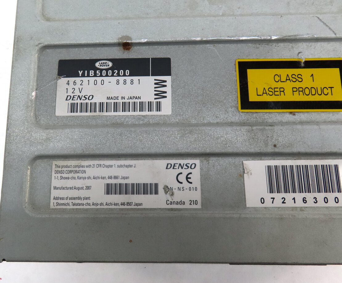 Thumbnail 6: 05-09 LAND ROVER LR3 - RANGE ROVER SPORT (L322 L320) DVD NAVIGATION DISC DRIVE