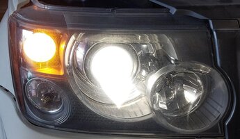 Thumbnail 2: 2006-2009 RANGE ROVER SPORT (L320) RIGHT XENON HID ADAPTIVE HEADLIGHT LIGHT LAMP