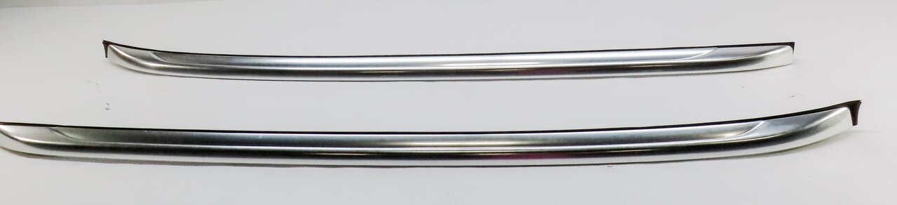 2014 BMW X1 (E84) LEFT & RIGHT ROOF RACK RAIL SET 2 (FRONT-TO-BACK) (SILVER)