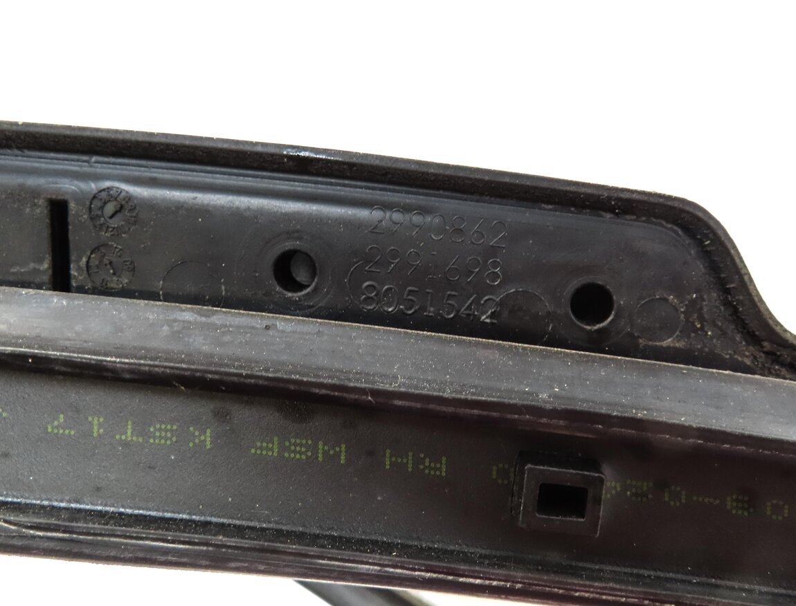 Thumbnail 6: 2014 BMW X1 (E84) LEFT & RIGHT ROOF RACK RAIL SET 2 (FRONT-TO-BACK) (SILVER)