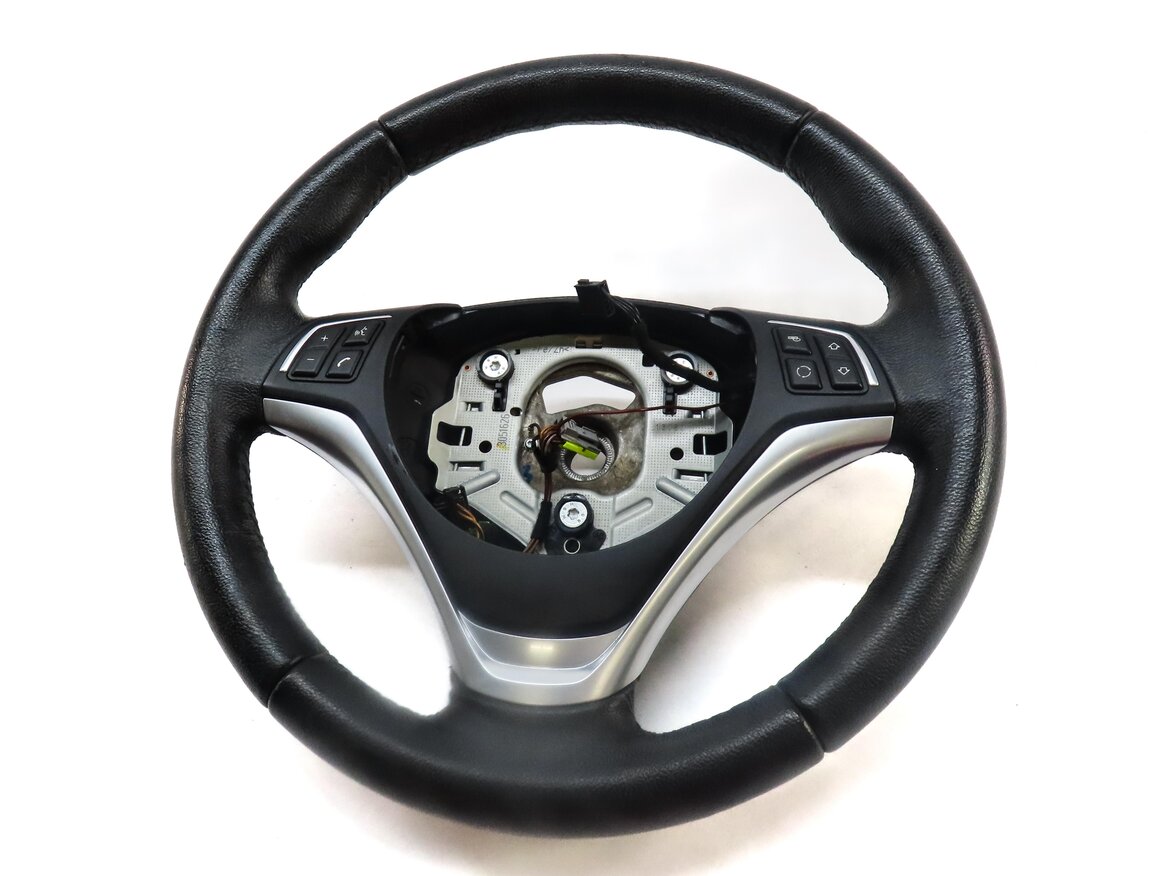Thumbnail 2: 2013-2015 BMW X1 (E84) LEFT DRIVER SPORT STEERING WHEEL w/ SWITCHES (BLACK)