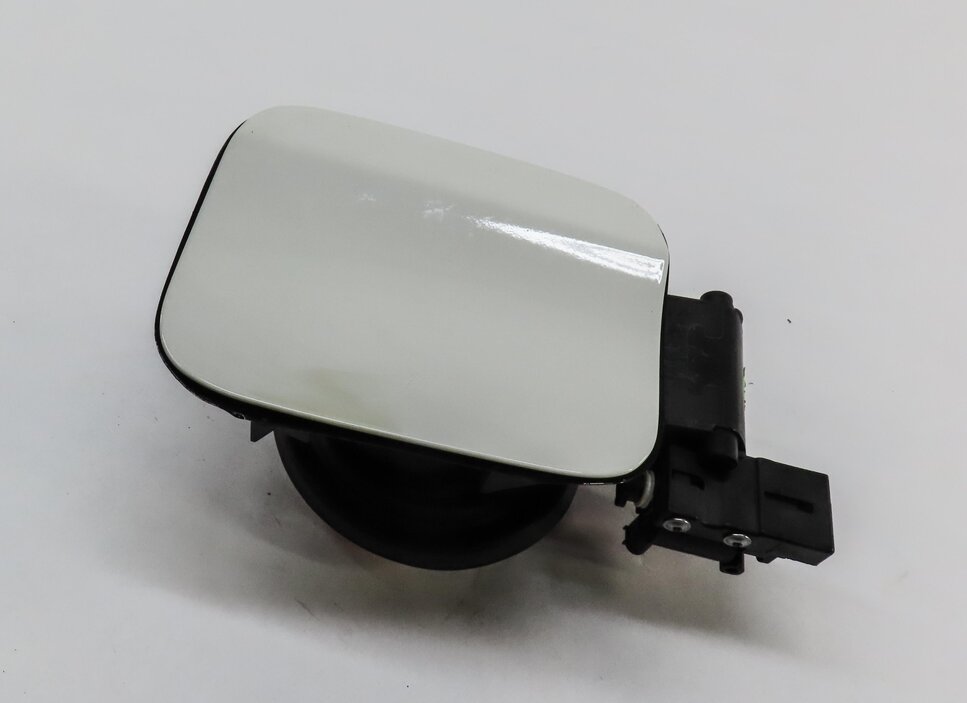 2013-2015 BMW X1 (E84) FUEL TANK DOOR LID COVER TRIM w/ HOUSING (ALPINE WHITE)