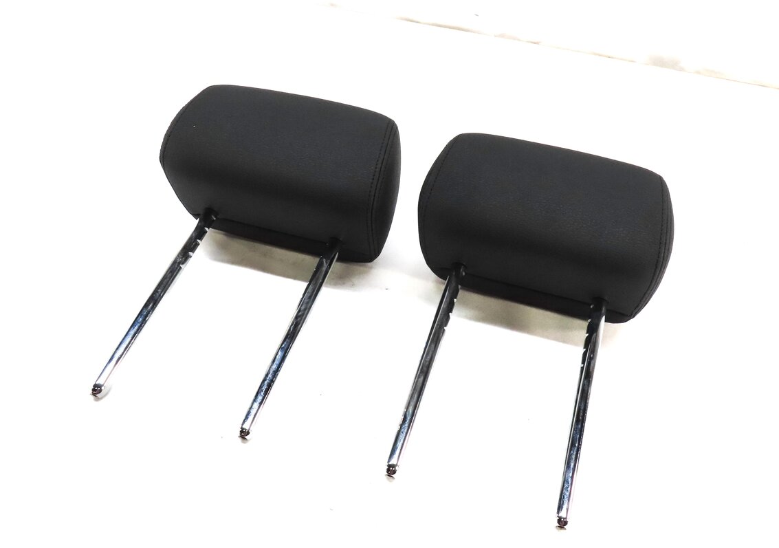 13-15 BMW X1 (E84) REAR 2ND ROW LEFT & RIGHT SEAT HEADREST SET (BLACK SENSATEC)