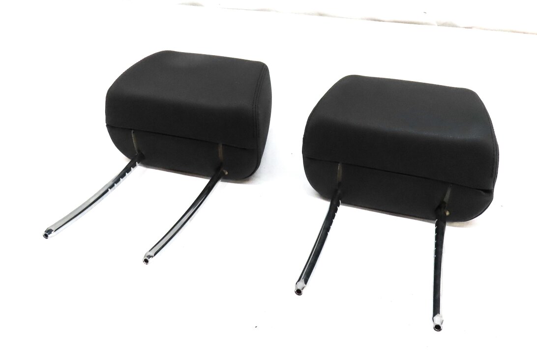 2013-2015 BMW X1 (E84) FRONT LEFT & RIGHT SEAT HEADREST SET 2 (BLACK SENSATEC)