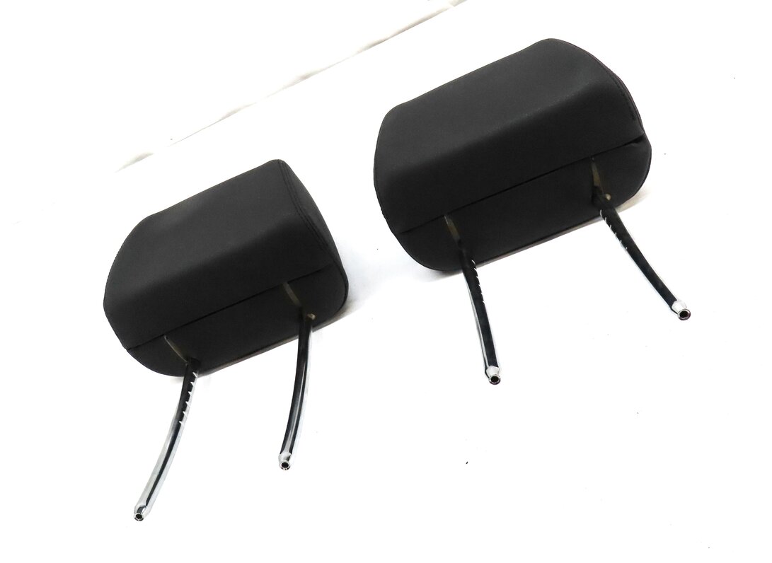 Thumbnail 3: 2013-2015 BMW X1 (E84) FRONT LEFT & RIGHT SEAT HEADREST SET 2 (BLACK SENSATEC)