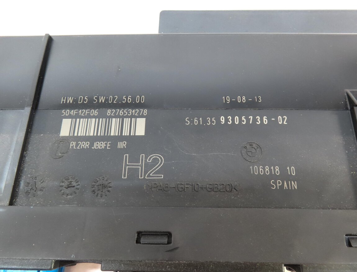 Thumbnail 4: 12-15 BMW 335 X1 (E84 E90 E92 E93) PRIMARY BODY CONTROL MODULE COMPUTER (BCM)