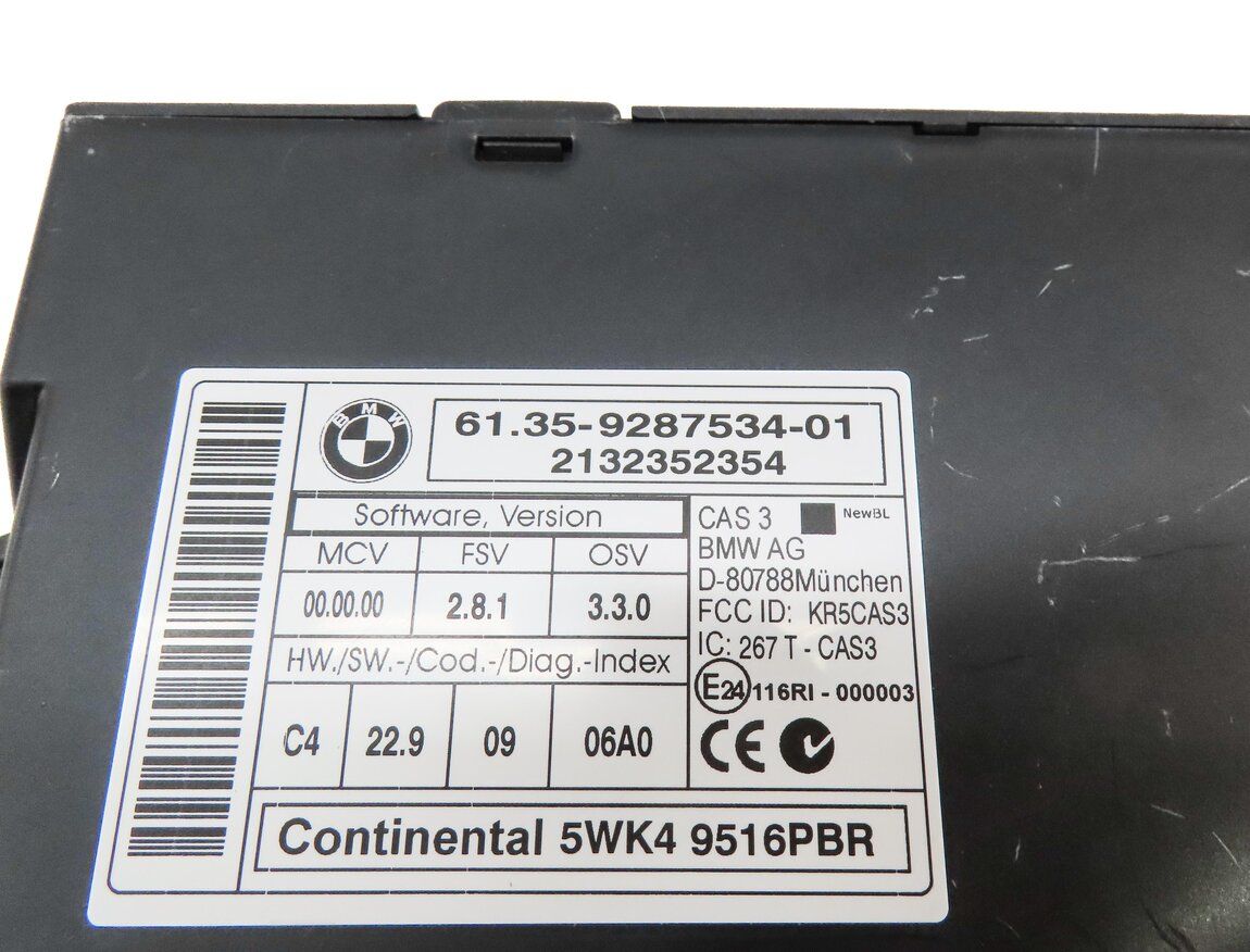 Thumbnail 5: 2014 BMW X1 (E84) 2.0L N20 TURBO IMMOBILIZER CAS3 ENGINE MODULE & KEY SET