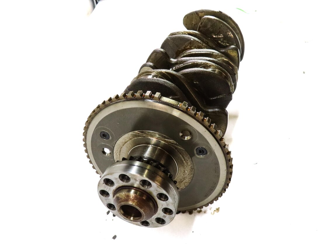 Thumbnail 5: 2011 PORSCHE CAYENNE (958) 3.6L VR6 ENGINE CRANKSHAFT CRANK SHAFT ASSEMBLY