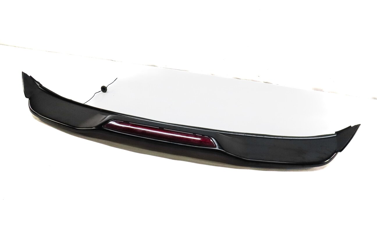 2011-2014 PORSCHE CAYENNE (958) REAR SPOILER WING w/ 3rd BRAKE LIGHT (BLACK)