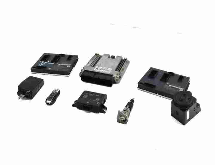 2011-2018 PORSCHE CAYENNE (958) 3.6L ENGINE ECM BCM IMMOBILIZER MODULE KEY SET