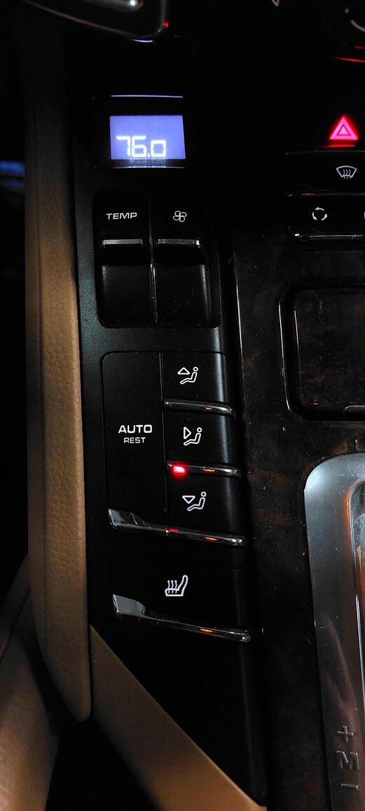 Thumbnail 2: 2011-2018 PORSCHE CAYENNE (958) FRONT HEATER A/C TEMPERATURE CONTROL PANEL