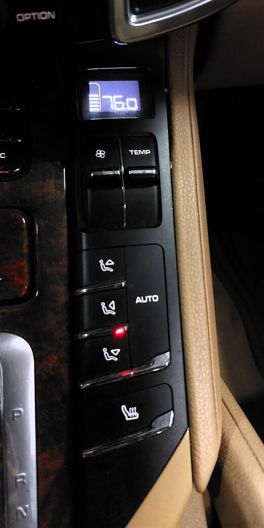 Thumbnail 3: 2011-2018 PORSCHE CAYENNE (958) FRONT HEATER A/C TEMPERATURE CONTROL PANEL