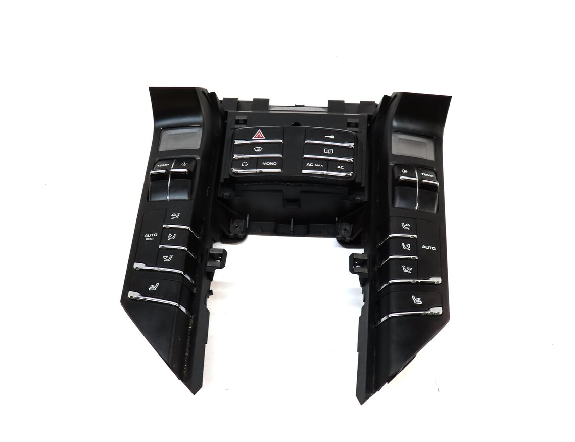 Thumbnail 4: 2011-2018 PORSCHE CAYENNE (958) FRONT HEATER A/C TEMPERATURE CONTROL PANEL