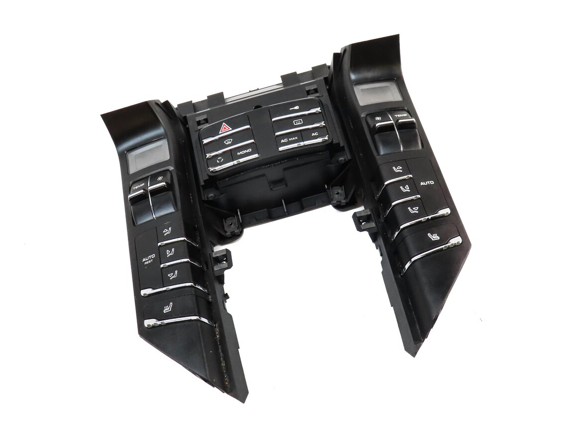 Thumbnail 5: 2011-2018 PORSCHE CAYENNE (958) FRONT HEATER A/C TEMPERATURE CONTROL PANEL