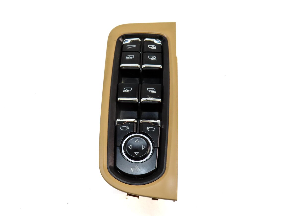 Thumbnail 5: 11-12 PORSCHE CAYENNE (958) LEFT FRONT DRIVER DOOR POWER WINDOW SWITCH (BEIGE)